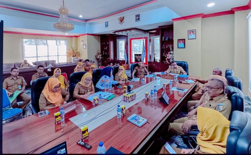 Pemda Boltara Ikuti  Rakor Inflasi, Pemerintah Tekankan Sinergi Daerah Dukung Program Nasional