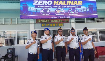 Lapas Tolitoli Deklarasikan Zero Halinar