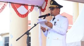 Bupati Boltara Pimpin Upacara Hari Otonomi Daerah ke-30