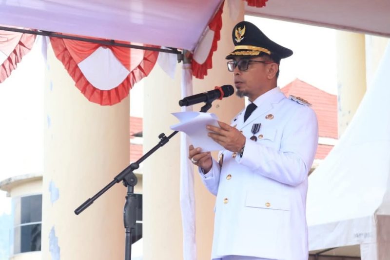 Bupati Boltara Pimpin Upacara Hari Otonomi Daerah ke-30