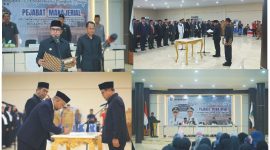 Sirajudin Lasena  Lantik 97 Pejabat, Ini Nama-Nama yang Isi Posisi Strategis di Boltara