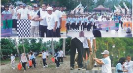 Jalan Sehat dan Aksi Bersih Pantai Warnai HUT ke-19 Bolmut