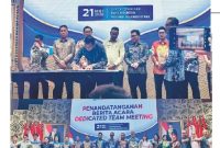 Wakil Bupati Bolaang Mongondow Utara (Boltara), Moh Aditya Pontoh, menghadiri agenda strategis Dedicated Team Meeting (DTM) Regional Investor Relations Unit (RIRU) Sulawesi Utara 2026