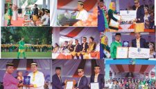 Pemerintah Kabupaten Bolaang Mongondow Utara (Boltara) menggelar upacara peringatan Hari Ulang Tahun (HUT) ke-19 Kabupaten Bolaang Mongondow Utara di Lapangan Kembar Boroko