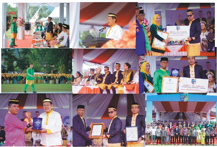 Pemerintah Kabupaten Bolaang Mongondow Utara (Boltara) menggelar upacara peringatan Hari Ulang Tahun (HUT) ke-19 Kabupaten Bolaang Mongondow Utara di Lapangan Kembar Boroko