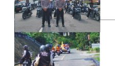 Satlantas Polres Tolitoli Kawal Konvoi Pengenalan Wilayah Petugas Sensus Ekonomi 2026