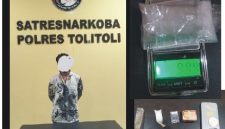 Satresnarkoba Polres Tolitoli tangkap Terduga Pengedar Sabu DiKelurahan panasakan, Sita Barang Bukti 9,94 Gram