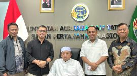  Bupati Bolaang Mongondow Utara, Dr. Sirajudin Lasena, saat melakukan audiensi dengan Menteri ATR/BPN Nusron Wahid di Jakarta. Pertemuan membahas percepatan penyusunan RDTR dan penguatan hilirisasi pertanian sebagai fondasi pembangunan dan pertumbuhan ekonomi berkelanjutan di Boltara.