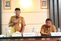 Asisten Pemerintahan dan Kesejahteraan Rakyat Setda Boltara, Fadly T. Usup, mewakili Bupati Boltara.