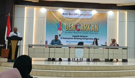 GENCARKAN Hadir di Boltara, Dorong Nelayan Melek Keuangan dan Terhindar dari Investasi Ilegal