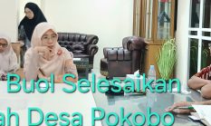 Wakil Bupati Buol Pimpin Rapat Penyelesaian Masalah “Embung dan SUTET” Desa POKOBO