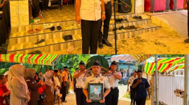 Kalapas Kelas IIB Tolitoli Pimpin Upacara Pelepasan Jenazah Purna Bakti Lapas