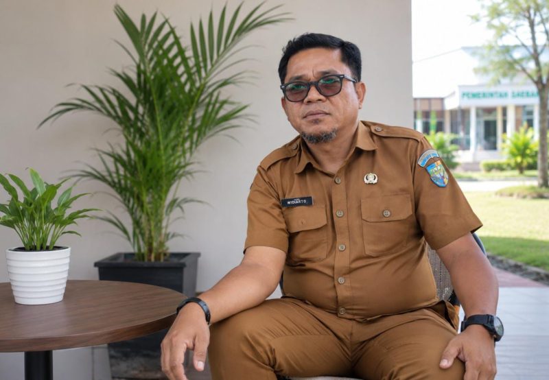 Kepala Bidang Transmigrasi Dinas Tenaga Kerja dan Transmigrasi Bolmut, Widiarto Dg. Mulisa