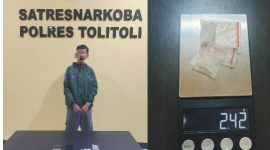 Satresnarkoba Tolitoli Ungkap Kasus Sabu di Malempak, Desa Dadakitan