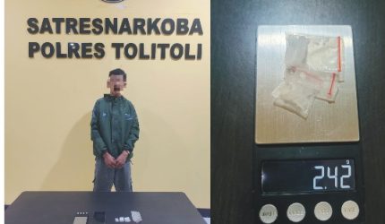 Satresnarkoba Tolitoli Ungkap Kasus Sabu di Malempak, Desa Dadakitan