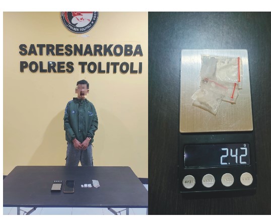 Satresnarkoba Tolitoli Ungkap Kasus Sabu di Malempak, Desa Dadakitan