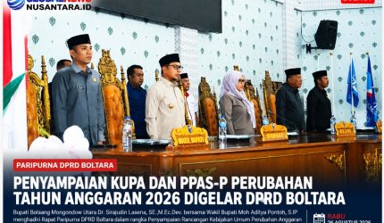 DPRD Boltara Gelar Paripurna KUPA dan PPAS-P 2026, Fokus Sesuaikan Arah Anggaran
