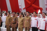 BUPATI BOLTARA HADIRI PENGUKUHAN DPD & DPC SRIKANDI JAGA DESA SE-SULUT MASA BAKTI 2026–2032