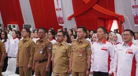 BUPATI BOLTARA HADIRI PENGUKUHAN DPD & DPC SRIKANDI JAGA DESA SE-SULUT MASA BAKTI 2026–2032