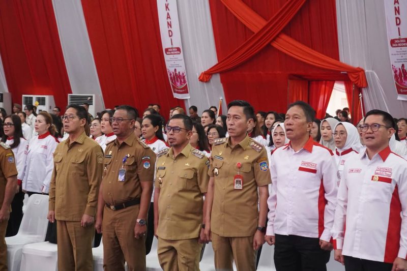 BUPATI BOLTARA HADIRI PENGUKUHAN DPD & DPC SRIKANDI JAGA DESA SE-SULUT MASA BAKTI 2026–2032