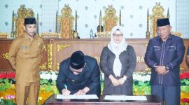 Bupati dan Wabup Boltara Tandatangani KUA-PPAS 2027 Bersama DPRD
