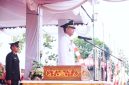 Wabup Boltara Pimpin Upacara Penurunan Bendera HUT Ke-81 RI