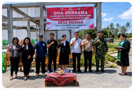 Doa Bersama Digelar untuk Percepat Pembangunan Koperasi Desa Merah Putih di Wasian