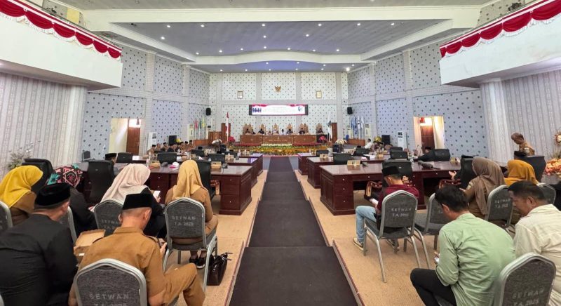 DPRD Boltara Gelar Paripurna, Bupati Sampaikan Ranperda Perubahan APBD 2026
