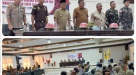 rapat koordinasi penanggulangan bencana kekeringan serta Kebakaran Hutan dan Lahan (Karhutla)