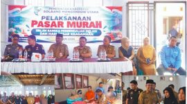 Dinas Perdagangan menggelar kegiatan Pasar Murah Bersubsidi dalam rangka Pengendalian Inflasi Daerah Kabupaten Bolaang Mongondow Utara Tahun 2026, bertempat di Balai Desa Jambusarang, Kecamatan Bolangitang Barat