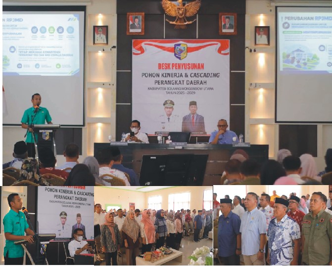Plt. Bupati Boltara Beri Arahan Strategis pada Desk Penyusunan Pohon Kinerja dan Cascading 2025-2029