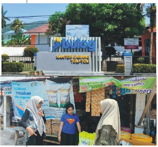 BULOG Tolitoli Perketat Pengawasan 220 RPK, Pastikan Beras SPHP Tak Disalahgunakan