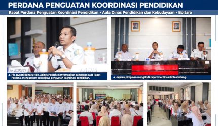 Plt Bupati Boltara Perkuat Koordinasi dengan Penyelenggara Pendidikan