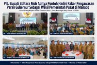Plt. Bupati Boltara Hadiri Rakor Pengawasan Peran Gubernur di Manado